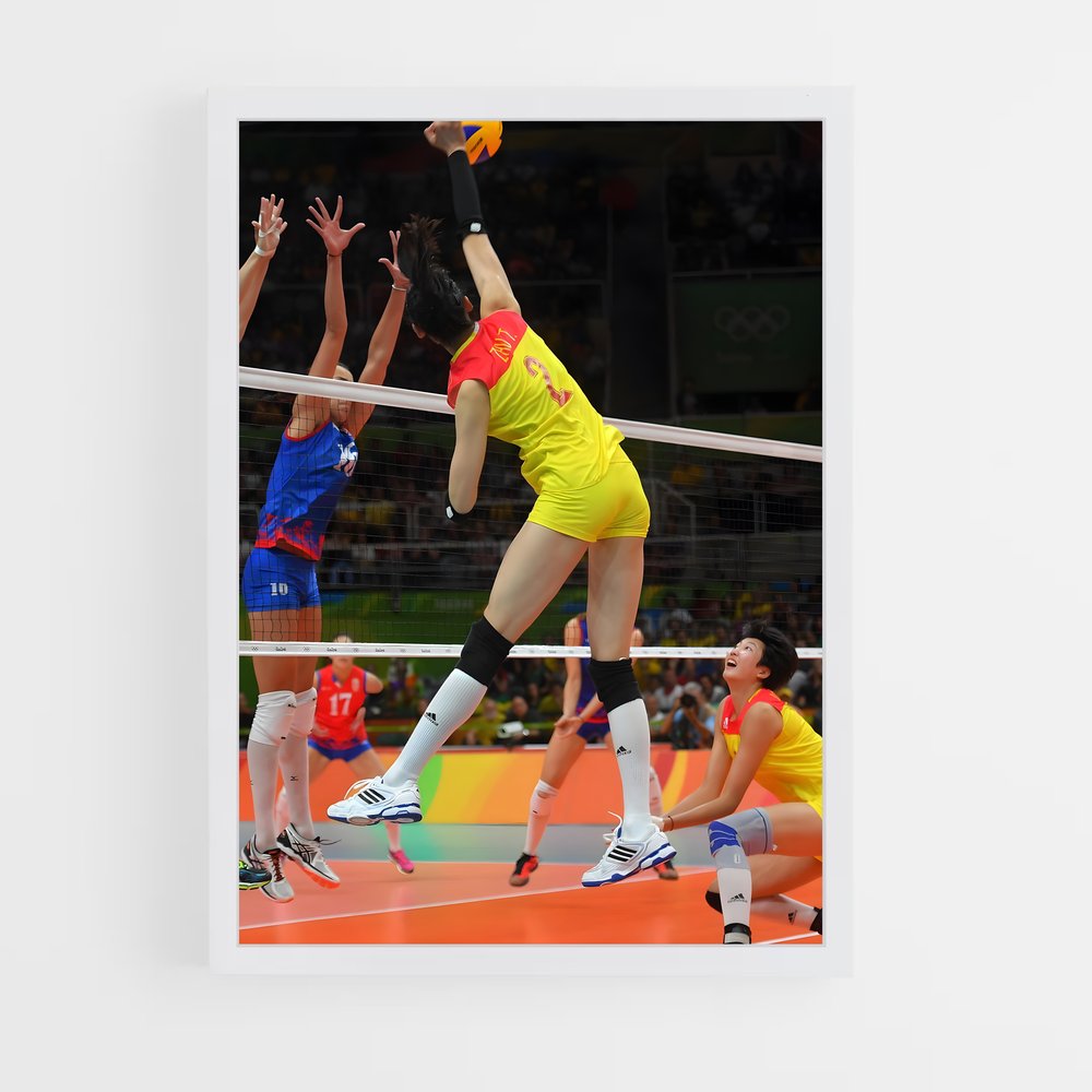 Poster Zhu ting – affiche Volleyball (vue 3)
